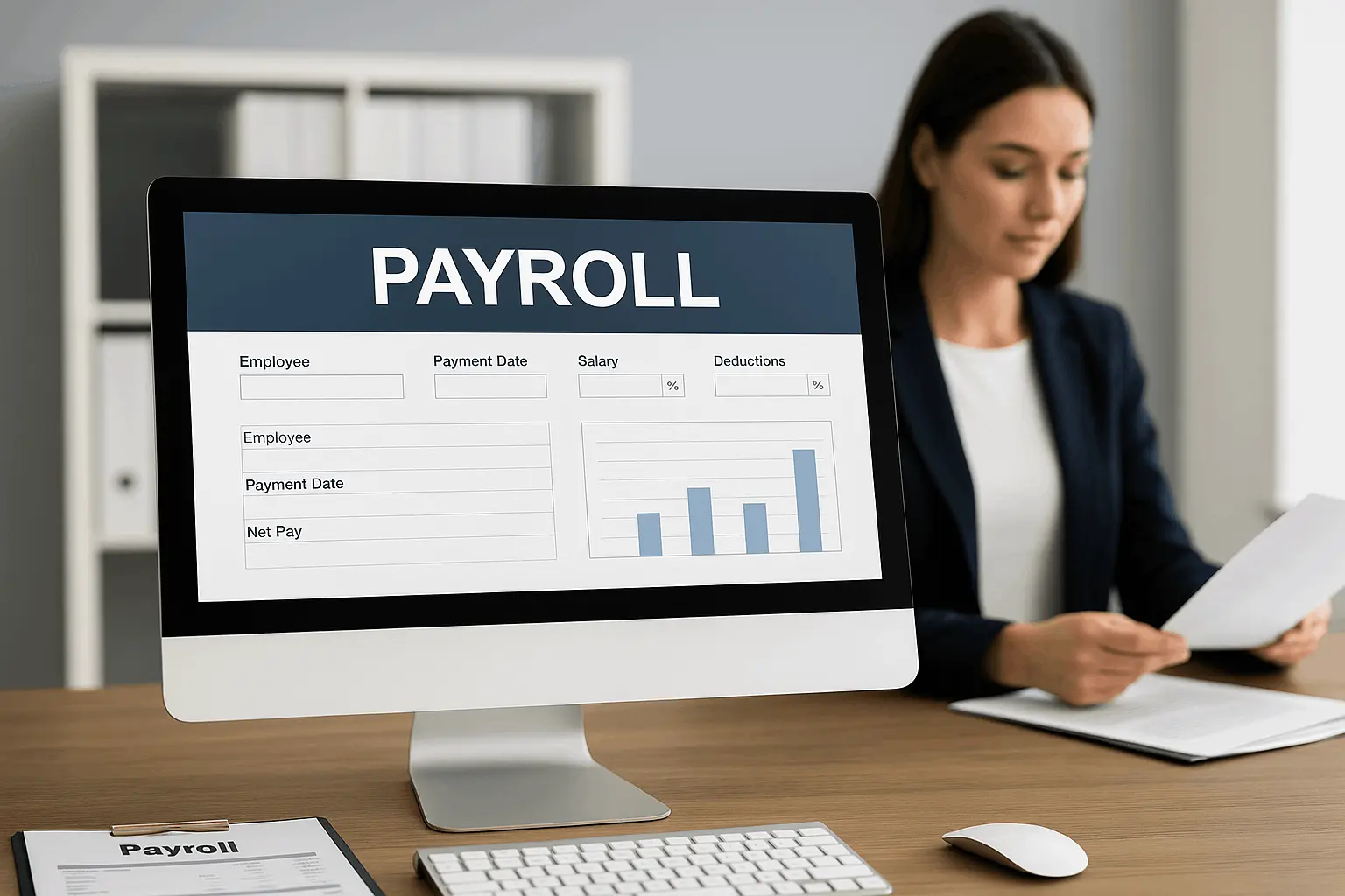 Payroll processing and business support image